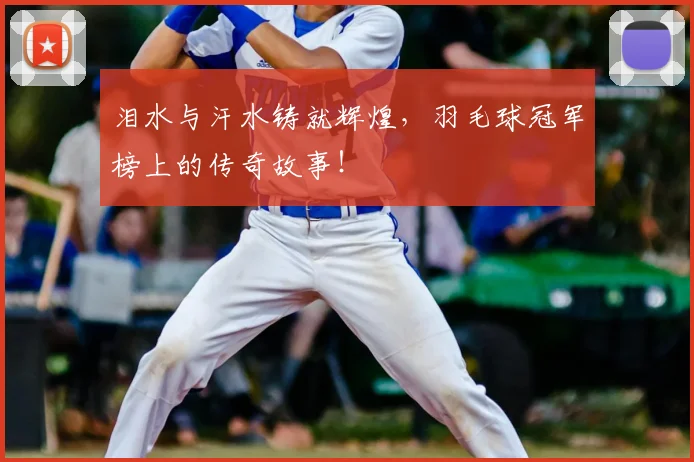 泪水与汗水铸就辉煌,羽毛球冠军榜上的传奇故事!